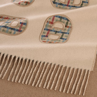 カシミヤマフラー 《レクトヴェルソ・マイヨン・コロレ》 - マロン